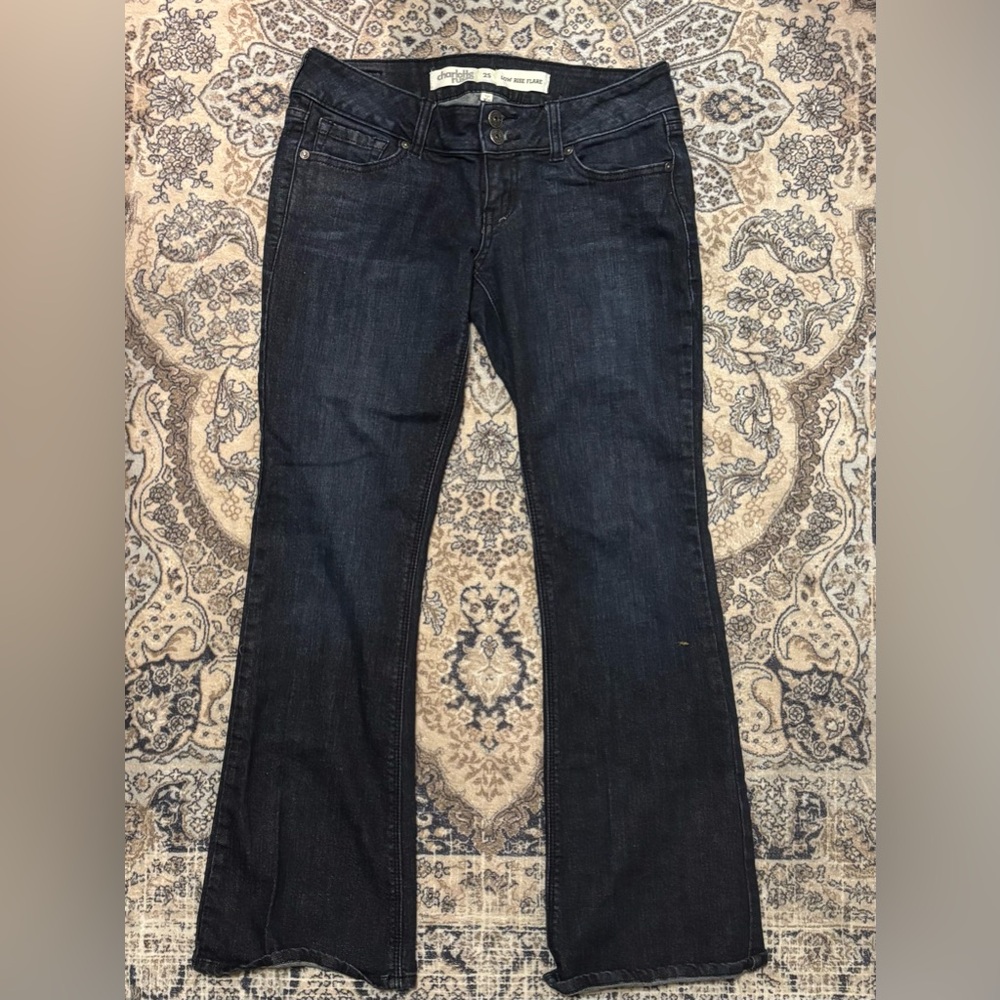 Charlotte russe low-rise Y2K flare boot cut jeans